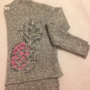 Cropped Pineapple Sweater